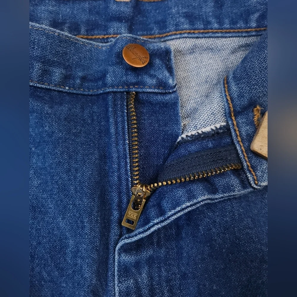 Wrangler Jeans 13MWZ Dark Wash Retro Cowboy Cut Jeans Mens Size 38x35